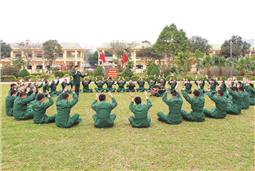 Nụ cười chiến sĩ mới